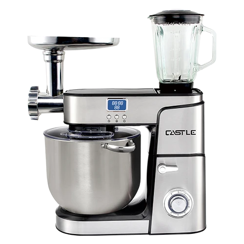 عجان بالمفرمة،  2200 وات، 10 لتر، شاشة LED، مفرمة لحوم، SMB2410 - فضي