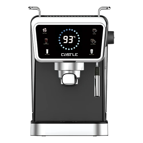 ماكينة قهوة اسبريسو، 7 وظائف، شاشة تحكم باللمس، CMD1370 - اسود فضي